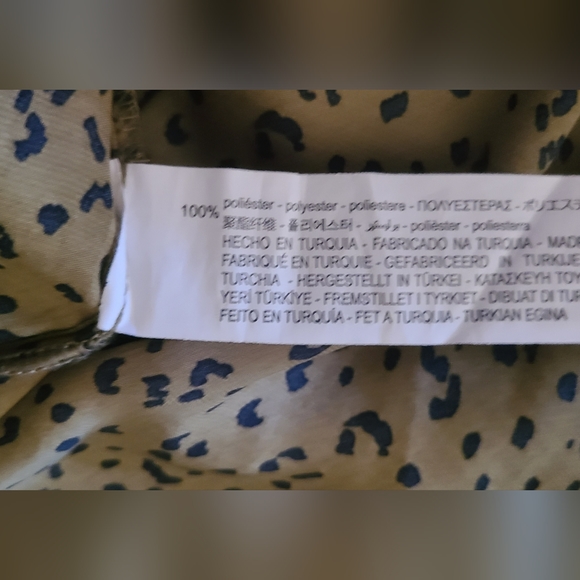 Zara | Satin Cheetah Print Skirt - Picture 5 of 5